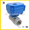 motorized valve,1'' SS 304,3-6V,12V,24V controlled for Auto drain& Water cooling system,Electric brewing system